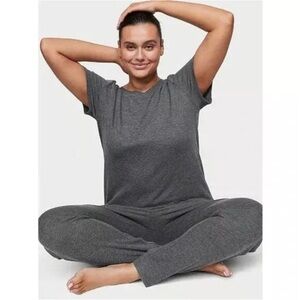 Victoria Secret Waffle Set Henley Jogger SMALL